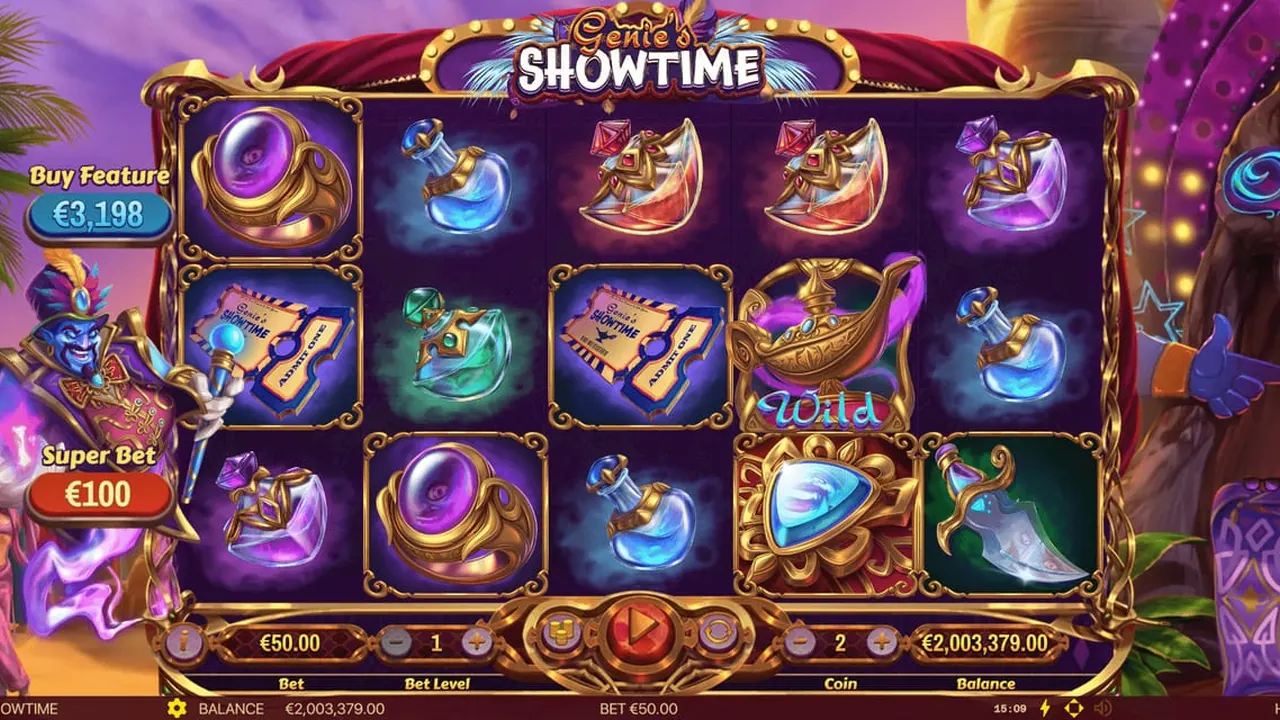 Visuel officiel de Genie's Showtime (Habanero)