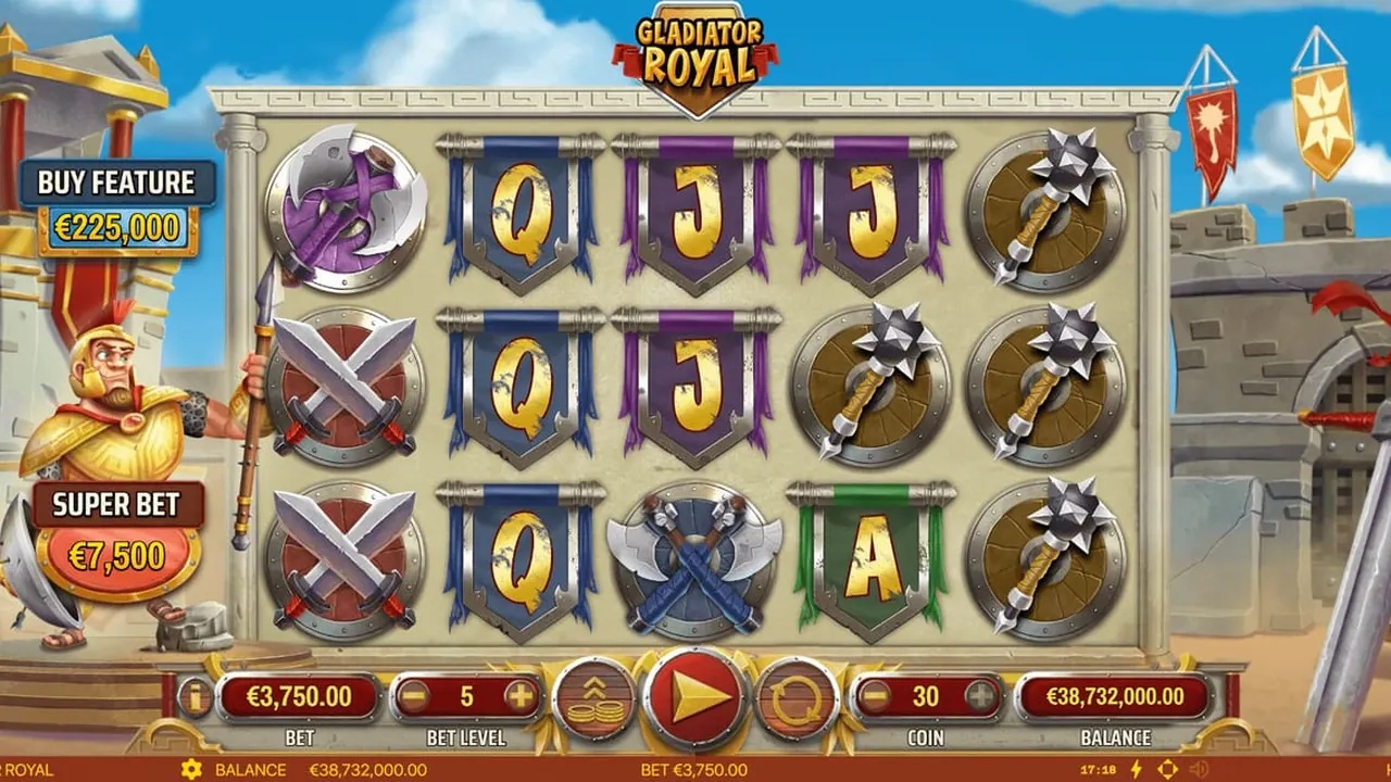 Visuel officiel de Gladiator Royal (Habanero)