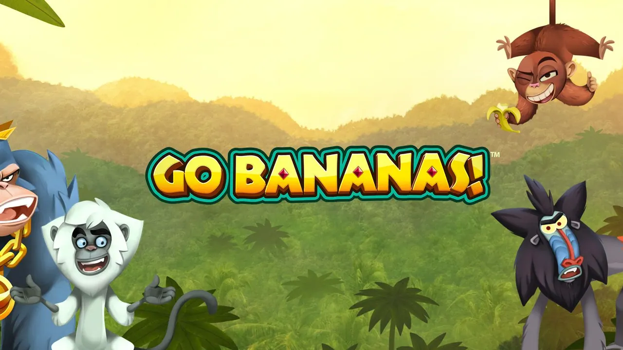 Visuel officiel de Go Bananas! (NetEnt)