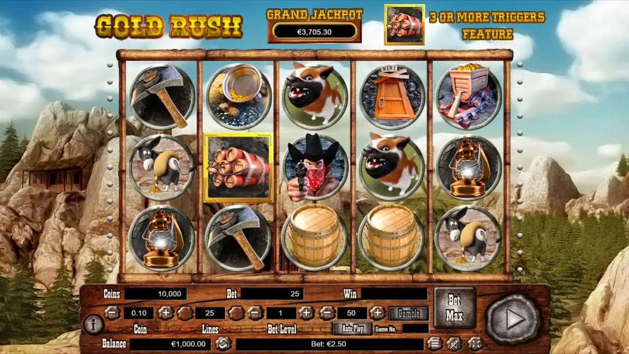 Visuel officiel de Gold Rush (Habanero)