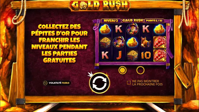 Gold Rush : écran de jeu n°2