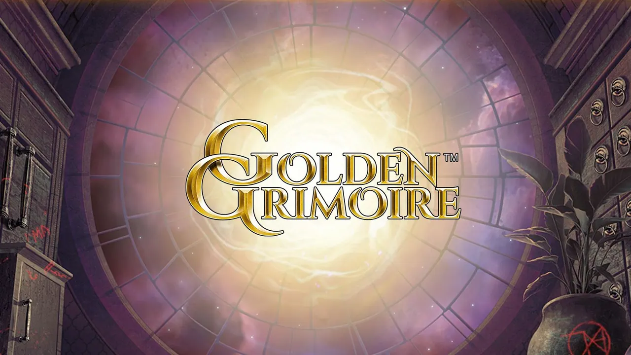 Visuel officiel de Golden Grimoire (NetEnt)