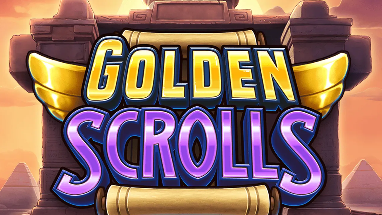 Visuel officiel de Golden Scrolls (Slotmill)