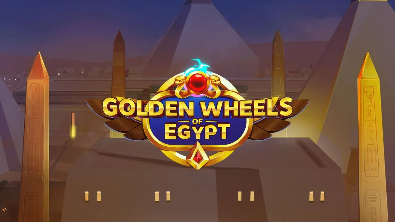 Visuel officiel de Golden Wheels of Egypt (NetEnt)