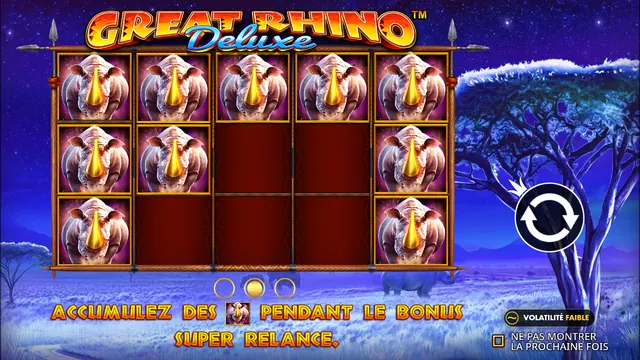 Great Rhino Deluxe : écran de jeu n°2