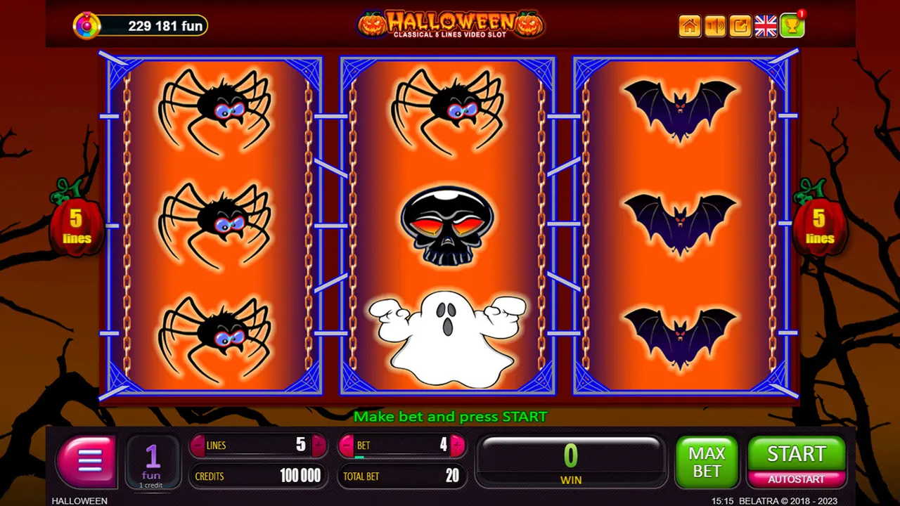 Visuel officiel de Halloween (Belatra Games)