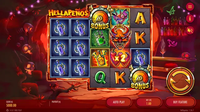 Hellapeños : écran de jeu n°2