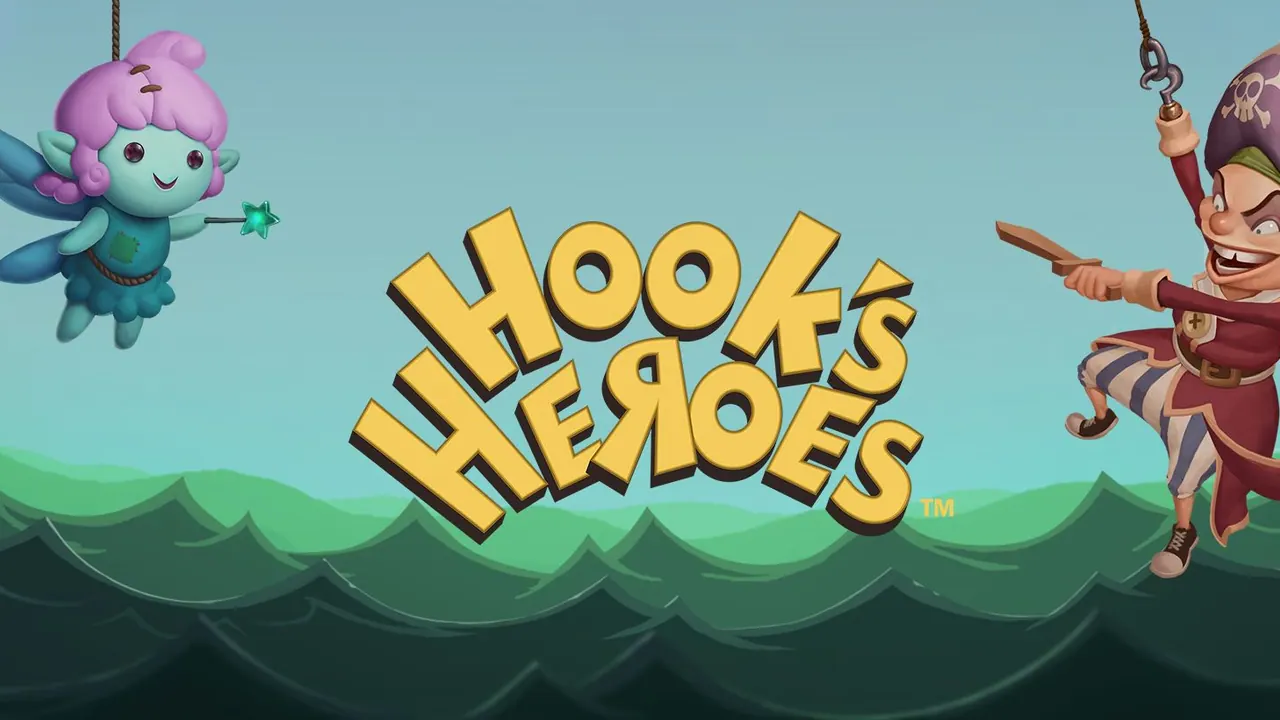 Visuel officiel de Hook's Heroes (NetEnt)