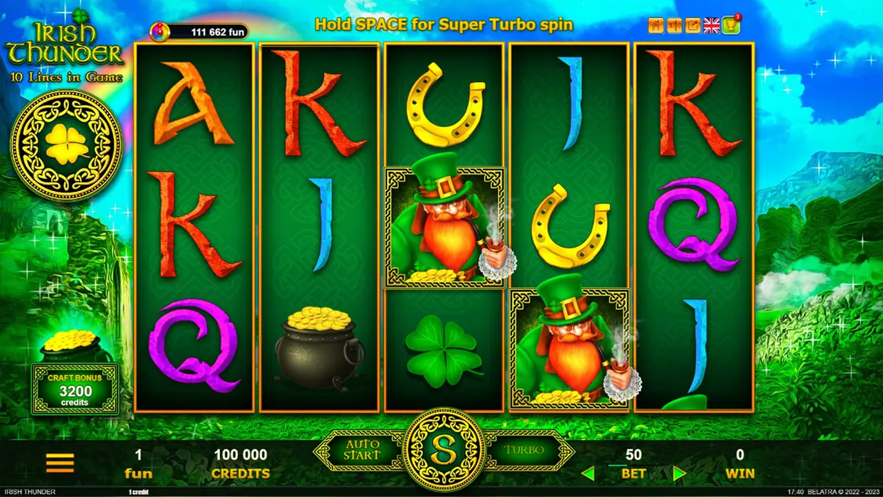 Visuel officiel de Irish Thunder (Belatra Games)