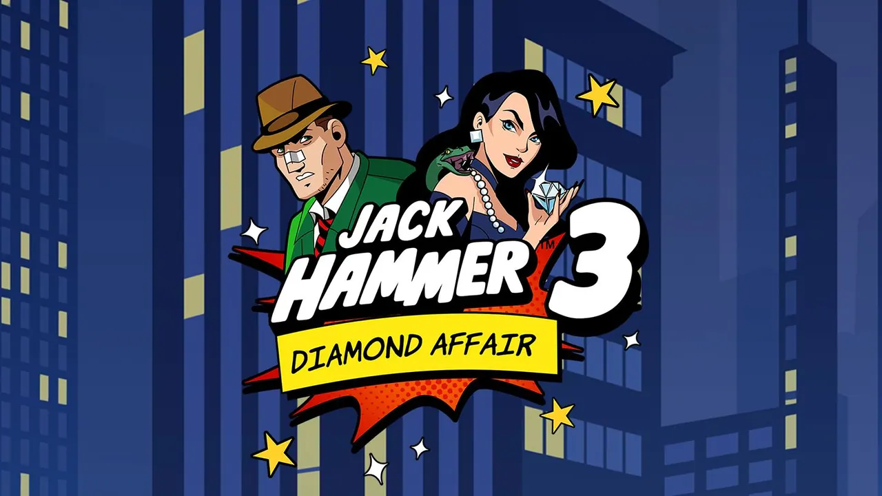 Visuel officiel de Jack Hammer 3: Diamond Affair (NetEnt)