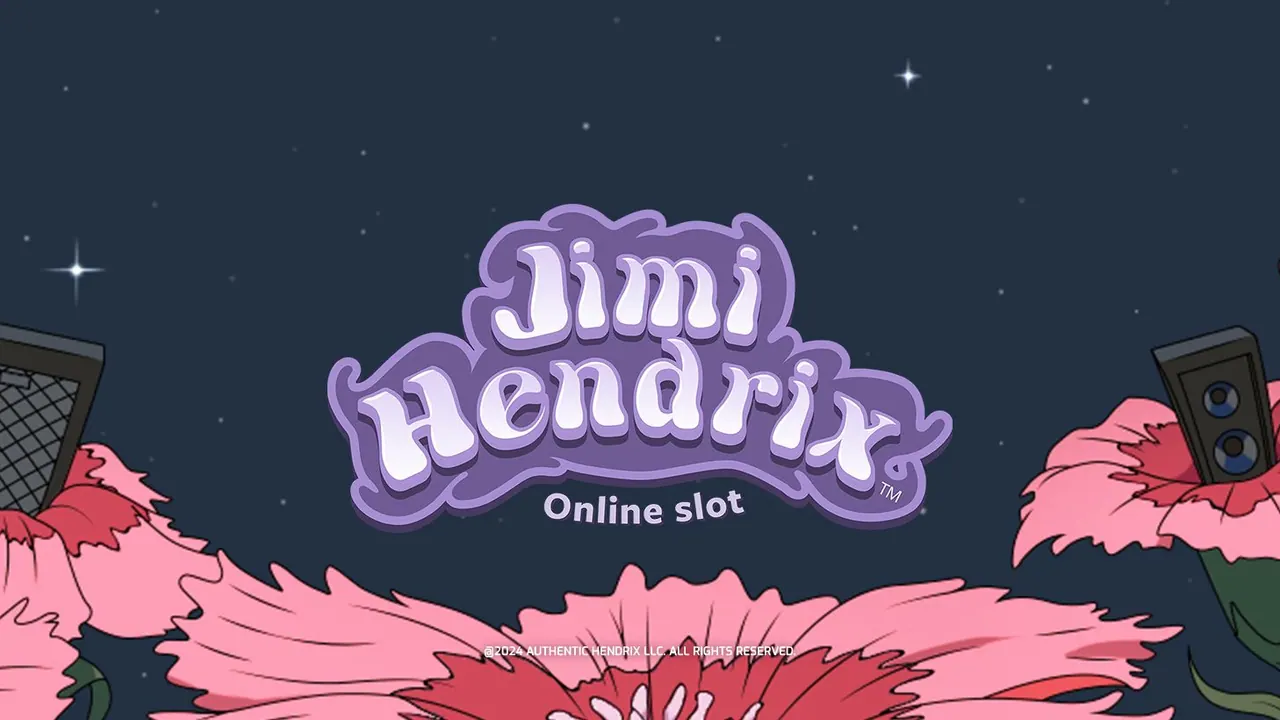 Visuel officiel de Jimi Hendrix Online Slot (NetEnt)