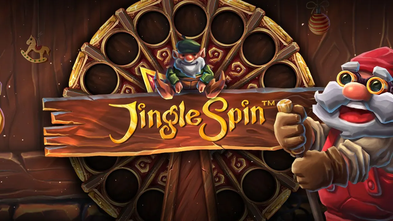 Visuel officiel de Jingle Spin (NetEnt)