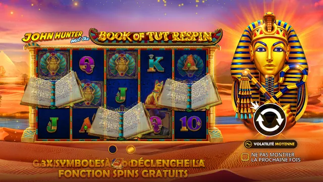 John Hunter and the Book of Tut Respin : écran de jeu n°2