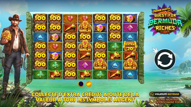John Hunter and the Quest for Bermuda Riches : écran de jeu n°2