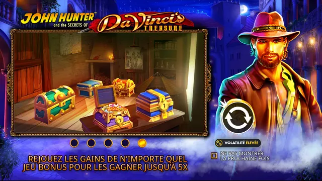John Hunter and the secrets of Da Vinci’s Treasure : écran de jeu n°2
