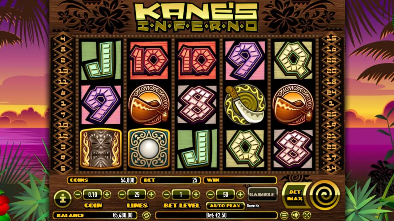 Visuel officiel de Kane's Inferno (Habanero)