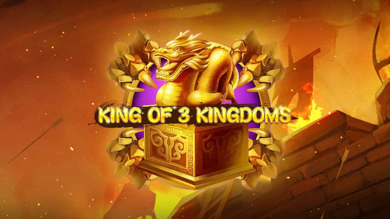 Visuel officiel de King of 3 Kingdoms (NetEnt)