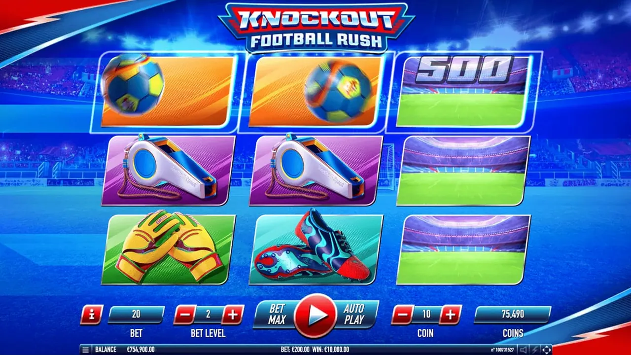 Visuel officiel de Knockout Football Rush (Habanero)