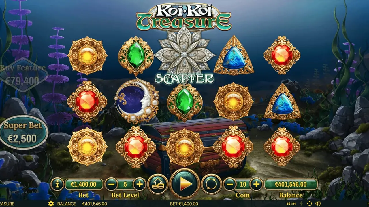 Visuel officiel de Koi Koi Treasure (Habanero)