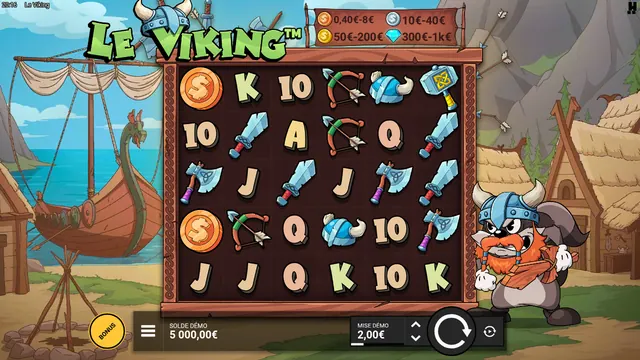 Le Viking : écran de jeu n°2