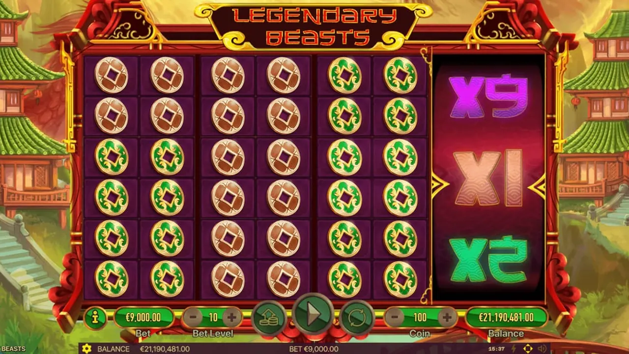 Visuel officiel de Legendary Beasts (Habanero)