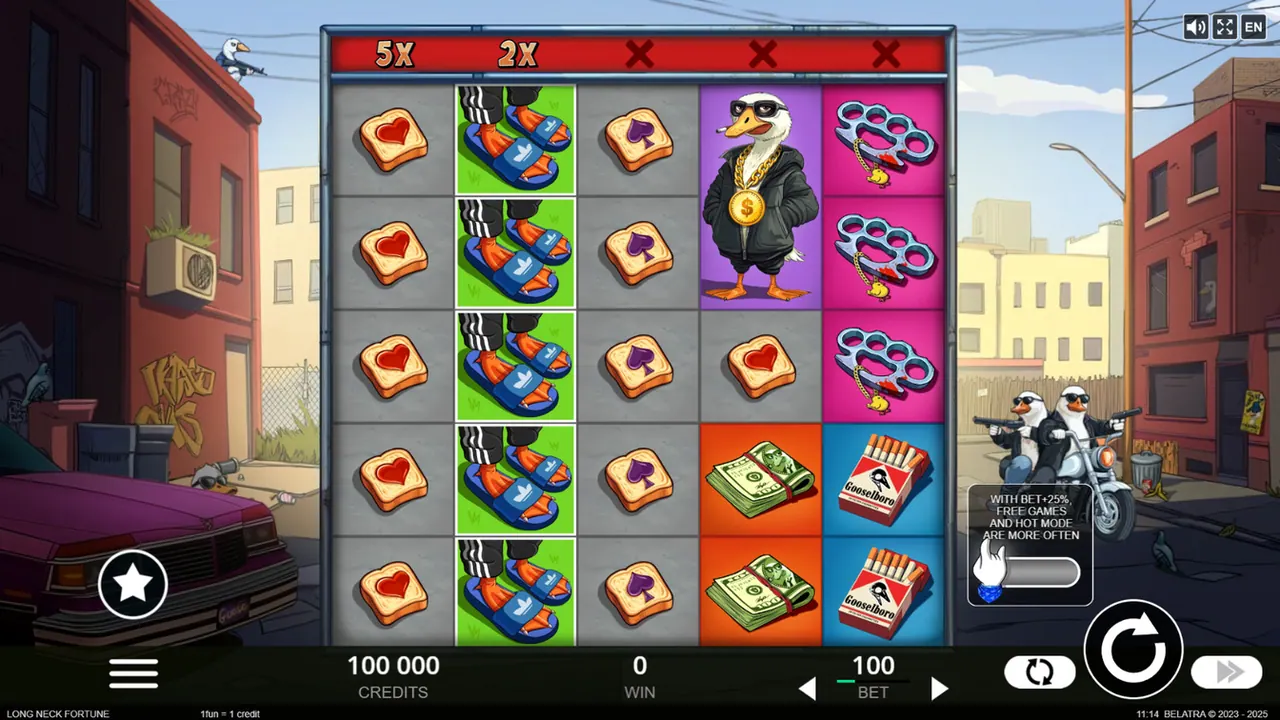 Visuel officiel de Long Neck Fortune (Belatra Games)