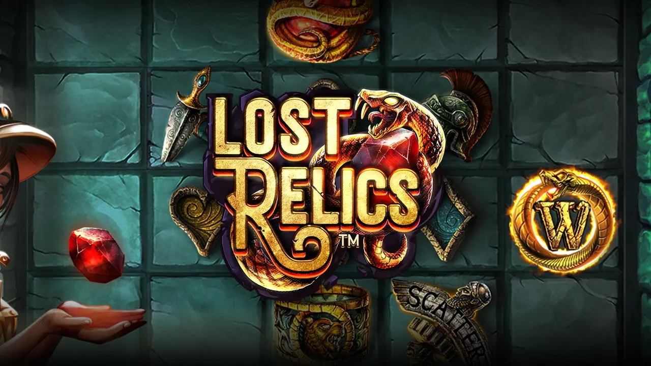 Visuel officiel de Lost Relics (NetEnt)