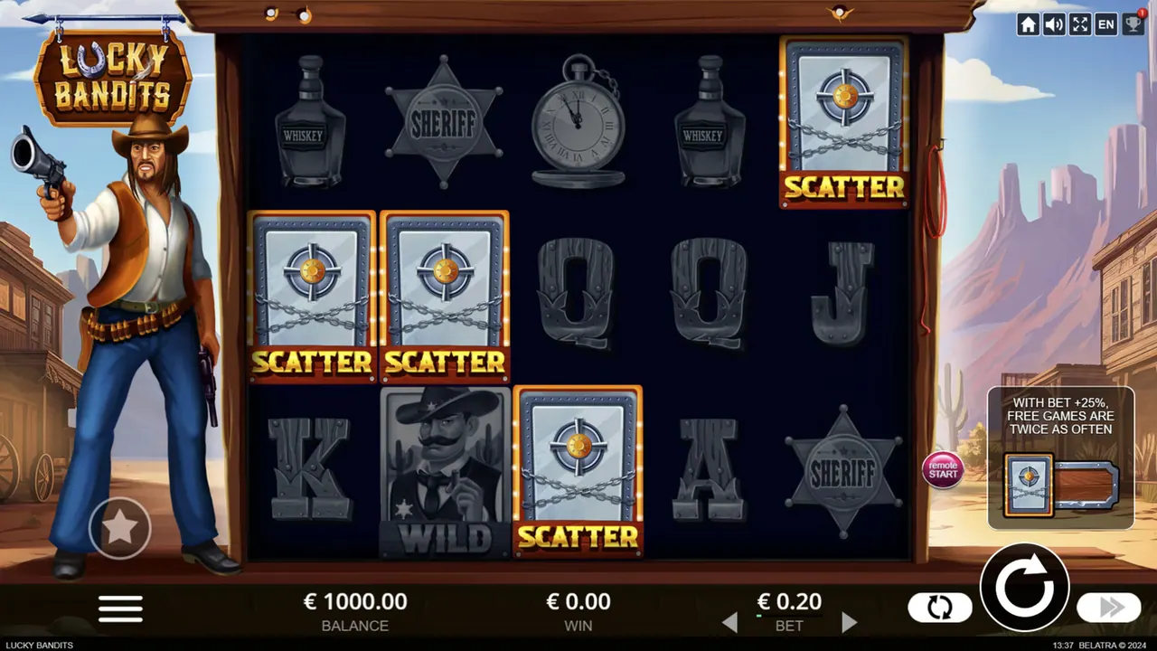 Visuel officiel de Lucky Bandits (Belatra Games)