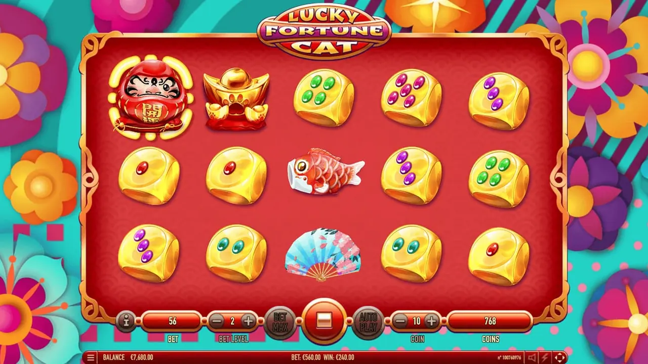 Visuel officiel de Lucky Fortune Cat (Habanero)
