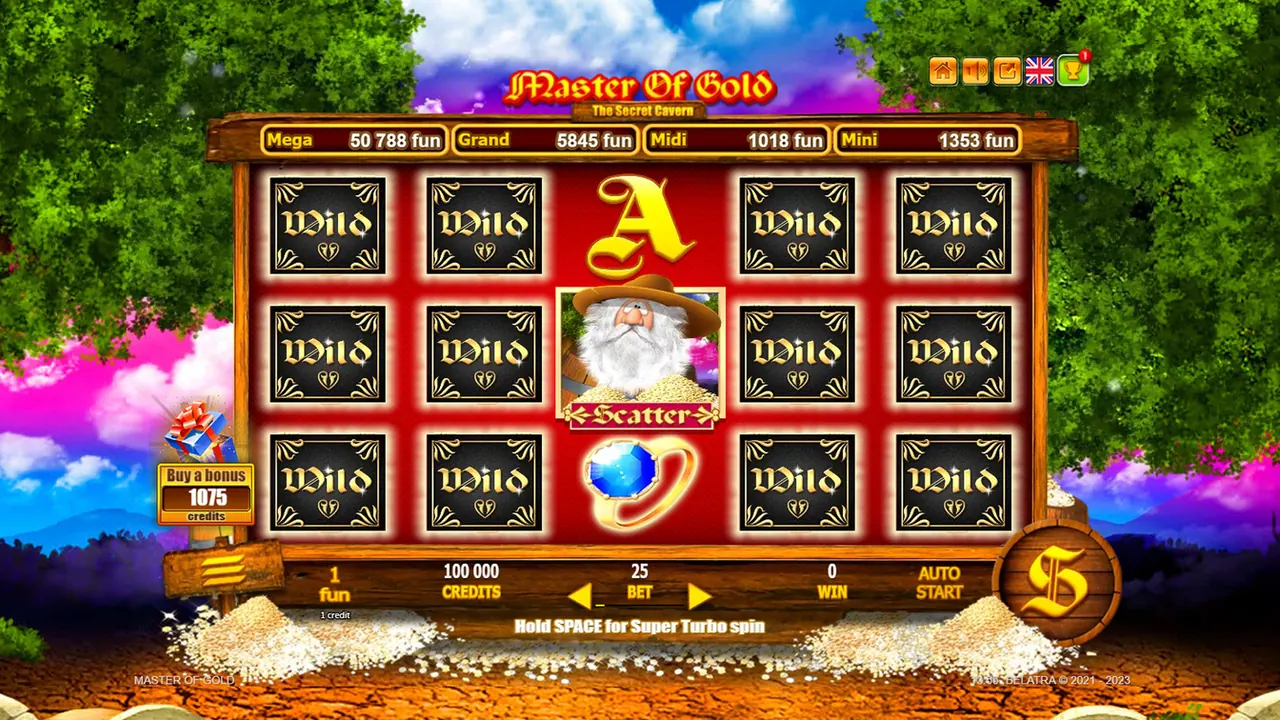 Visuel officiel de Master of Gold (Belatra Games)