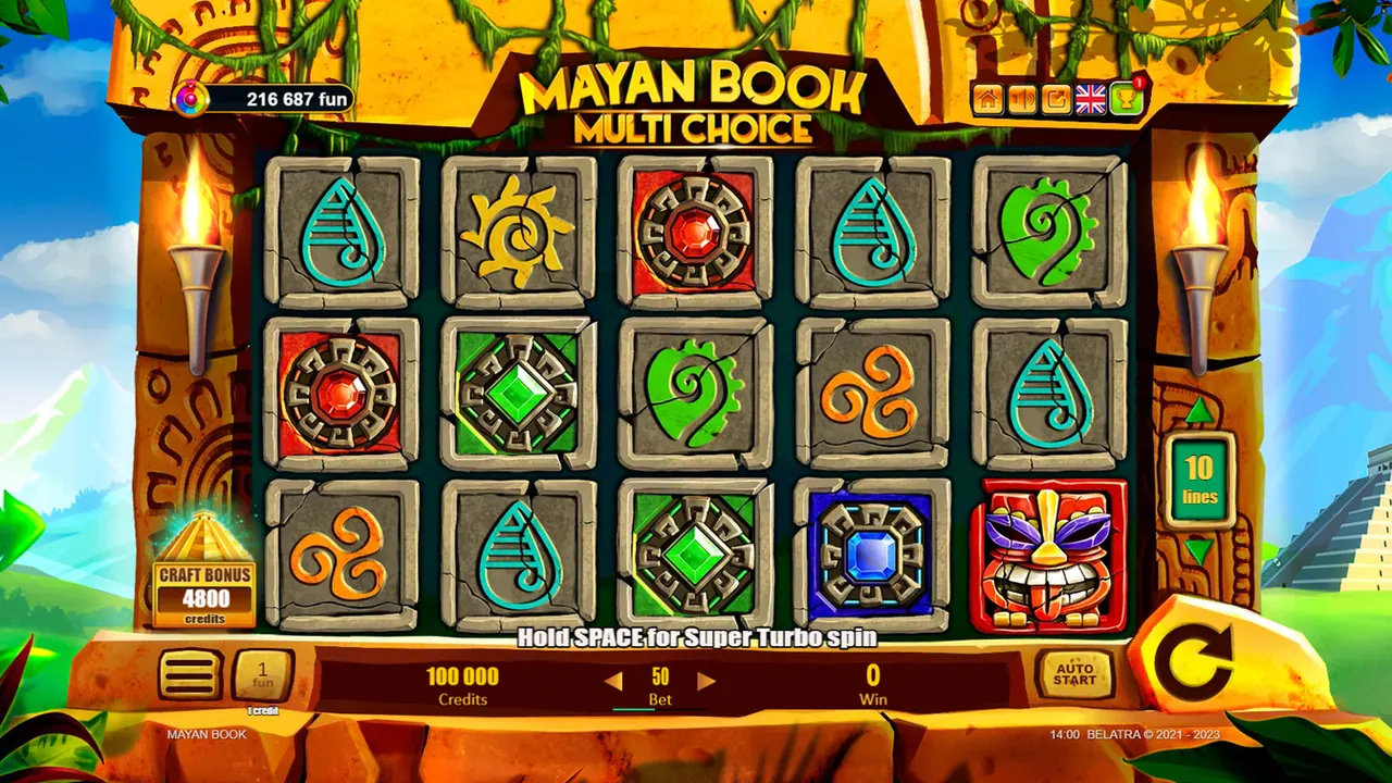 Visuel officiel de Mayan Book (Belatra Games)