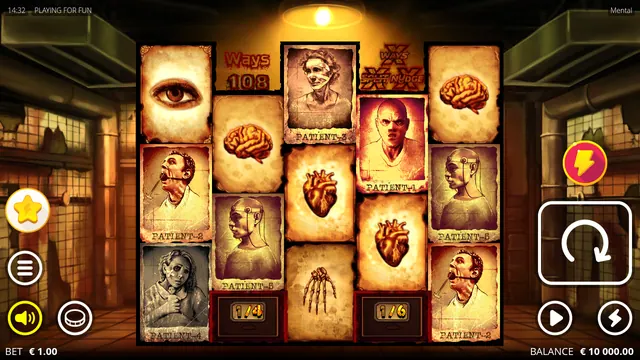 Mental : écran de jeu n°2