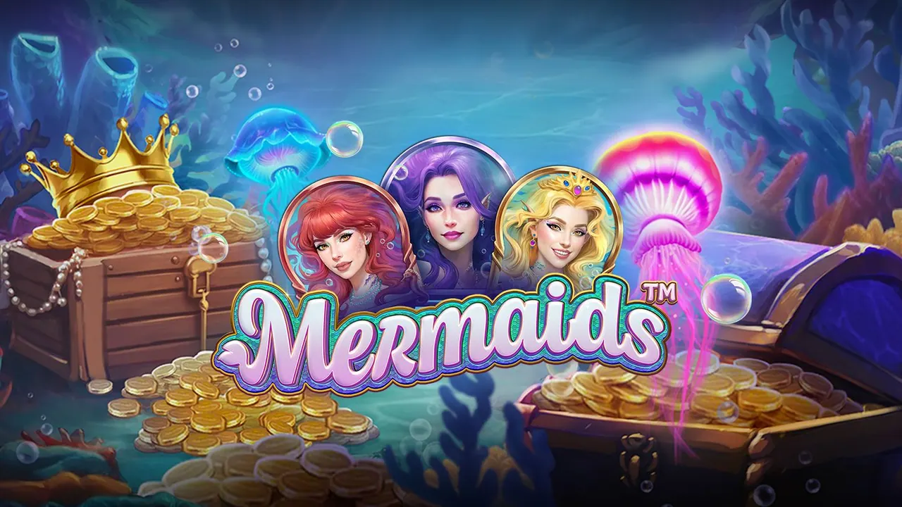 Visuel officiel de Mermaids (NetEnt)