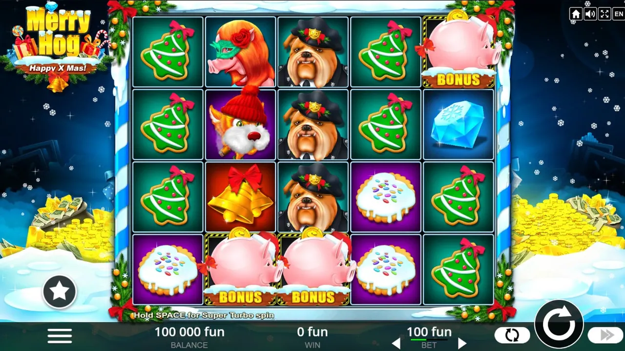 Visuel officiel de Merry Hog (Belatra Games)
