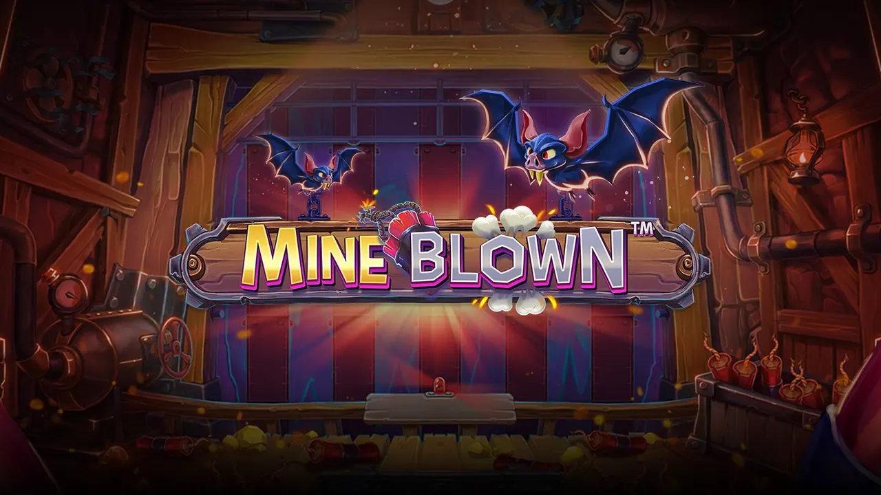 Visuel officiel de Mine Blown (NetEnt)