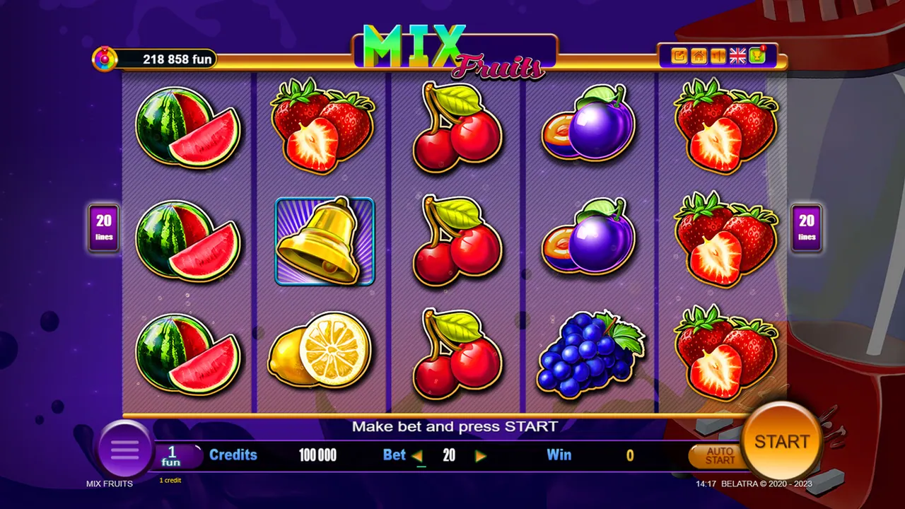 Visuel officiel de Mix Fruits (Belatra Games)