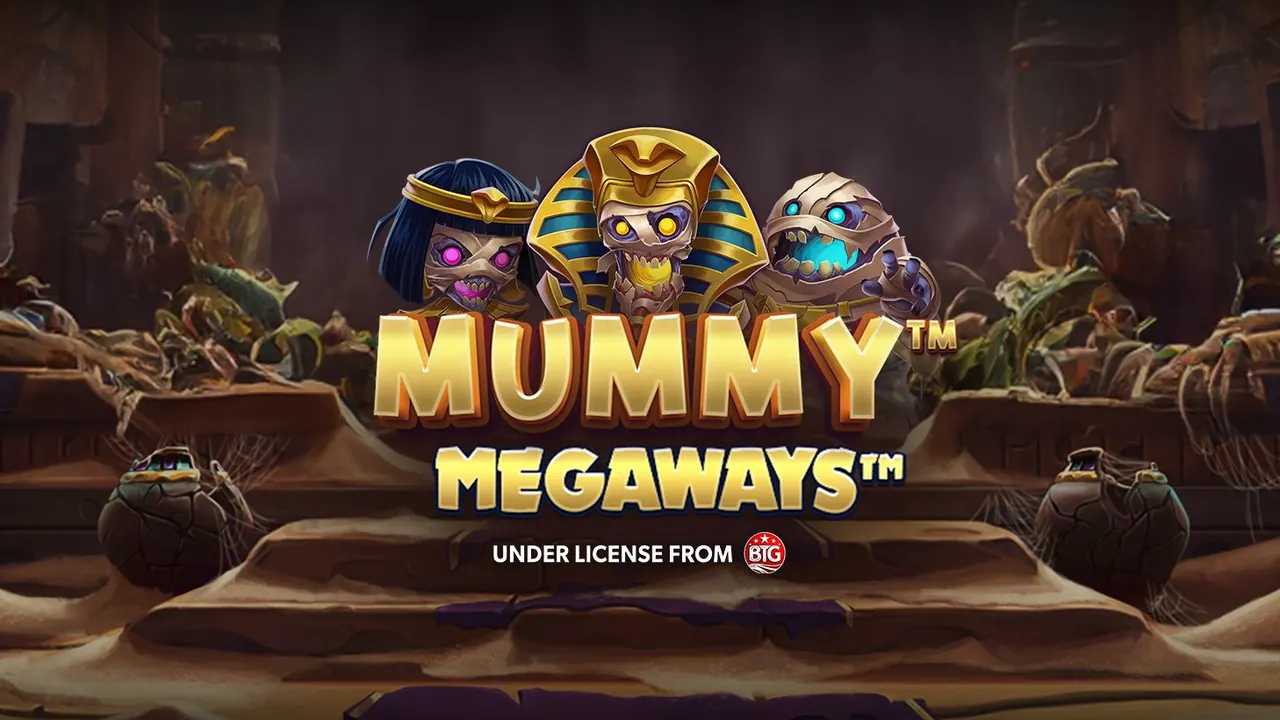 Visuel officiel de Mummy Megaways (NetEnt)