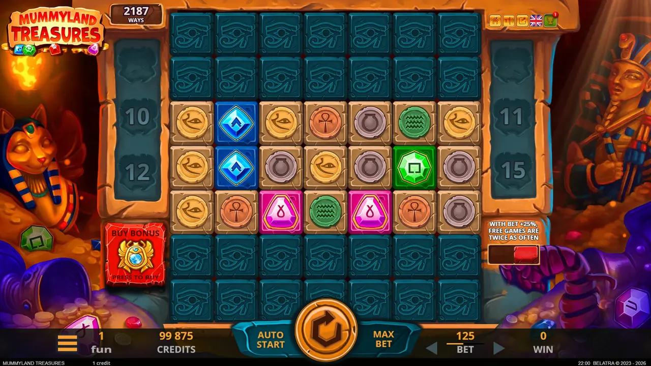 Visuel officiel de Mummyland Treasures (Belatra Games)