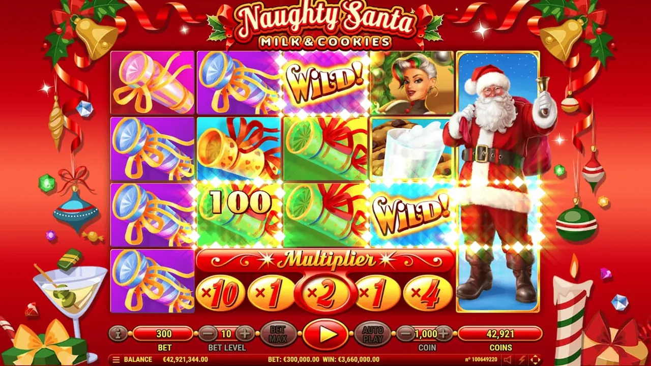 Visuel officiel de Naughty Santa (Habanero)