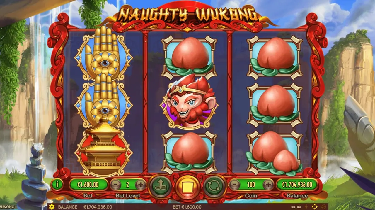Visuel officiel de Naughty Wukong (Habanero)