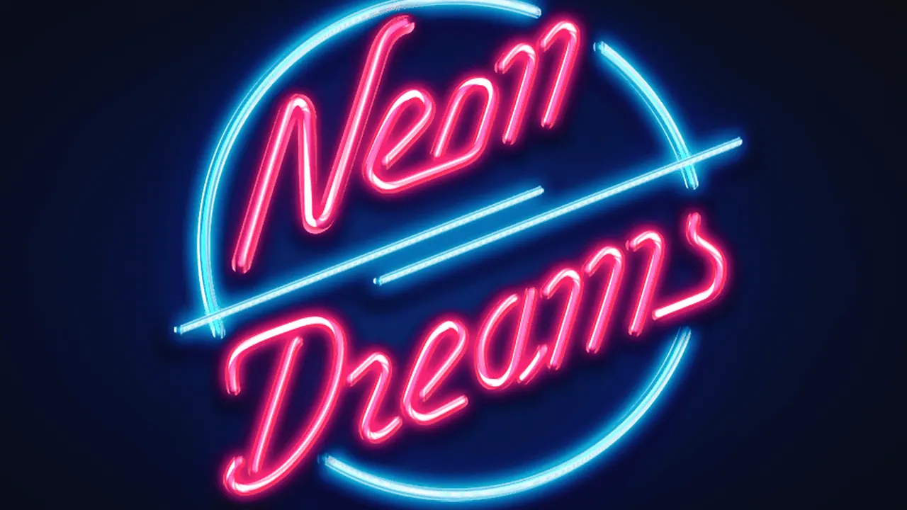 Visuel officiel de Neon Dreams (Slotmill)