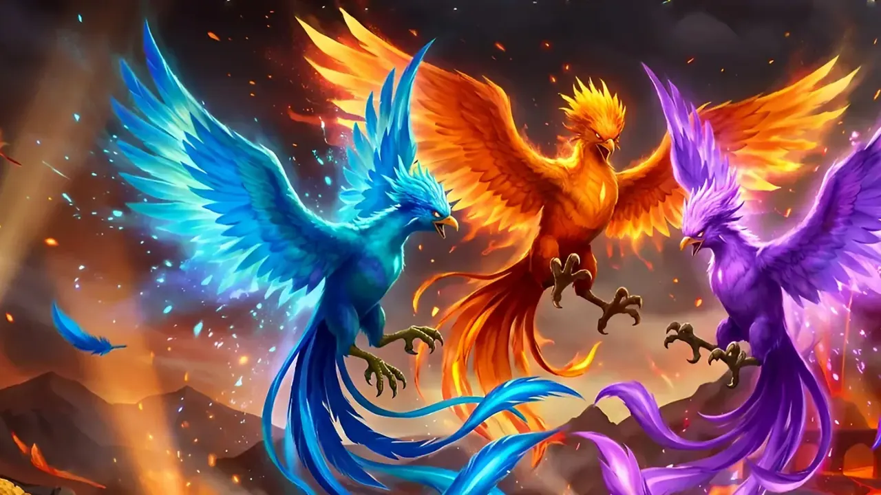 Visuel officiel de Phoenix Frenzy Triple Win (Play'n GO)