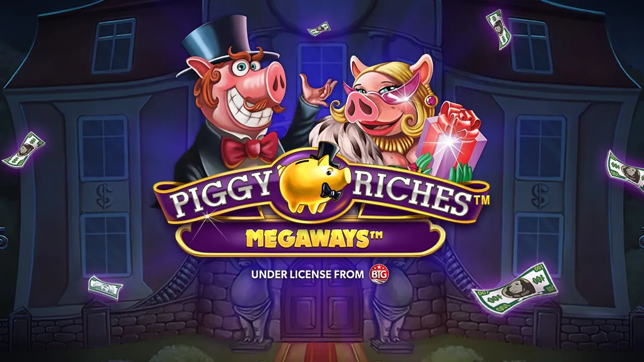 Visuel officiel de Piggy Riches Megaways (Red Tiger)