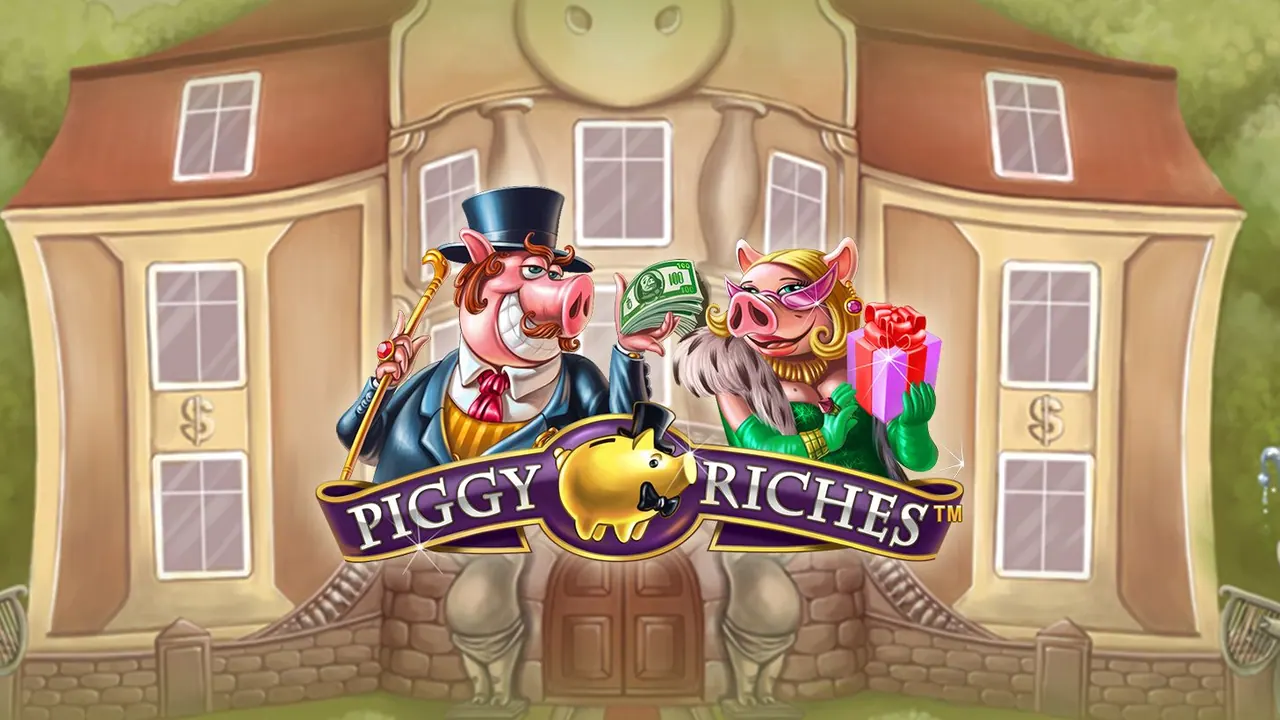 Visuel officiel de Piggy Riches (NetEnt)