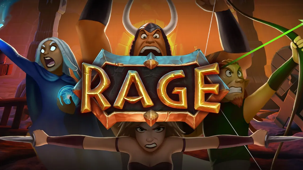 Visuel officiel de RAGE (NetEnt)