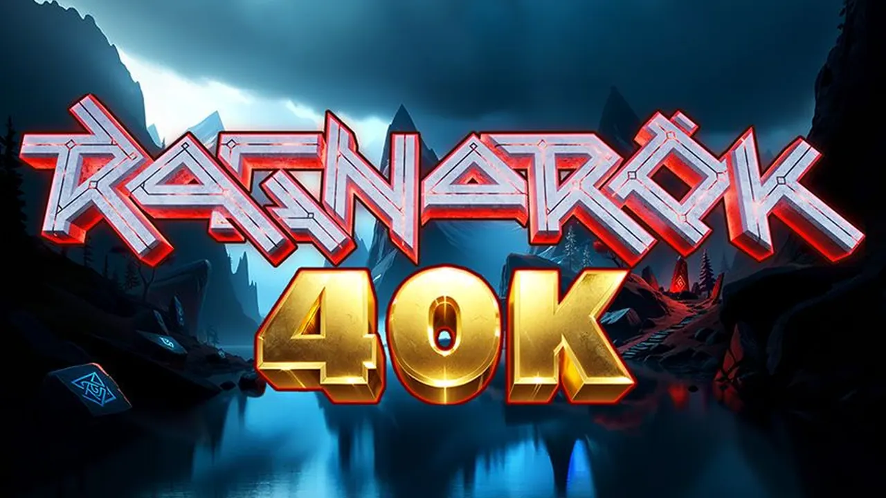 Visuel officiel de Ragnarok 40K (Slotmill)