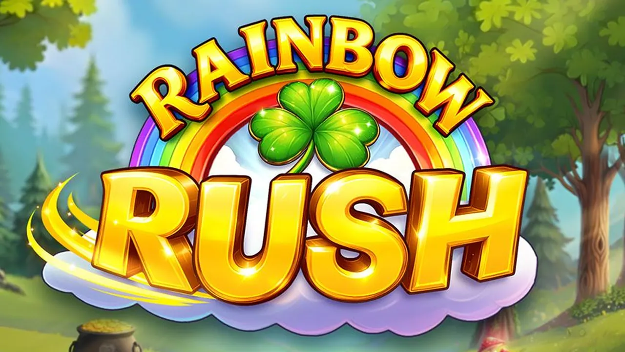 Visuel officiel de Rainbow Rush (Slotmill)