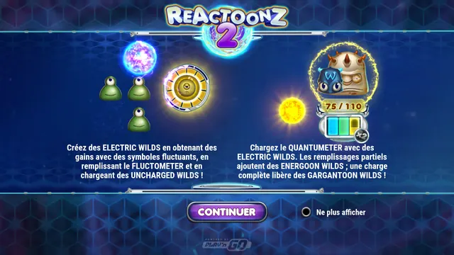 Reactoonz 2 : écran de jeu n°1