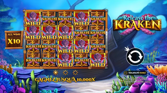 Release the Kraken : écran de jeu n°2