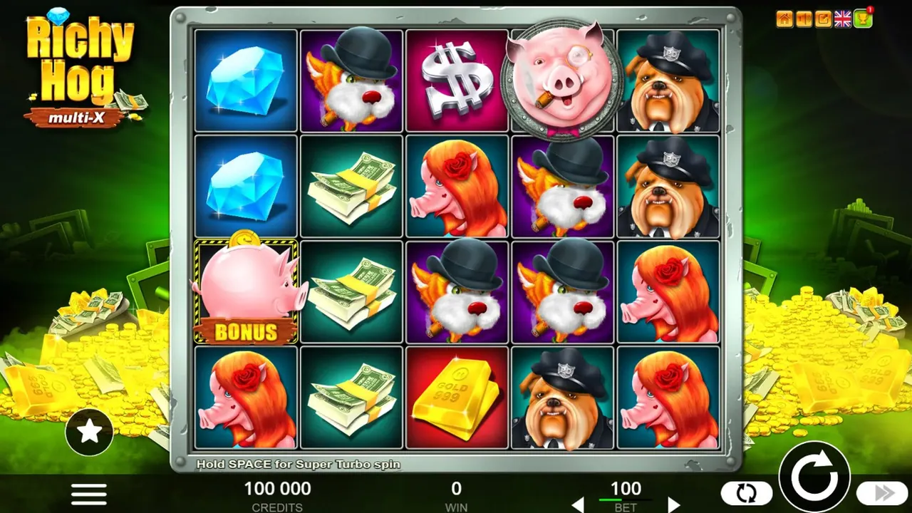 Visuel officiel de Richy Hog (Belatra Games)